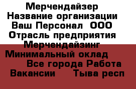 Мерчендайзер › Название организации ­ Ваш Персонал, ООО › Отрасль предприятия ­ Мерчендайзинг › Минимальный оклад ­ 17 000 - Все города Работа » Вакансии   . Тыва респ.